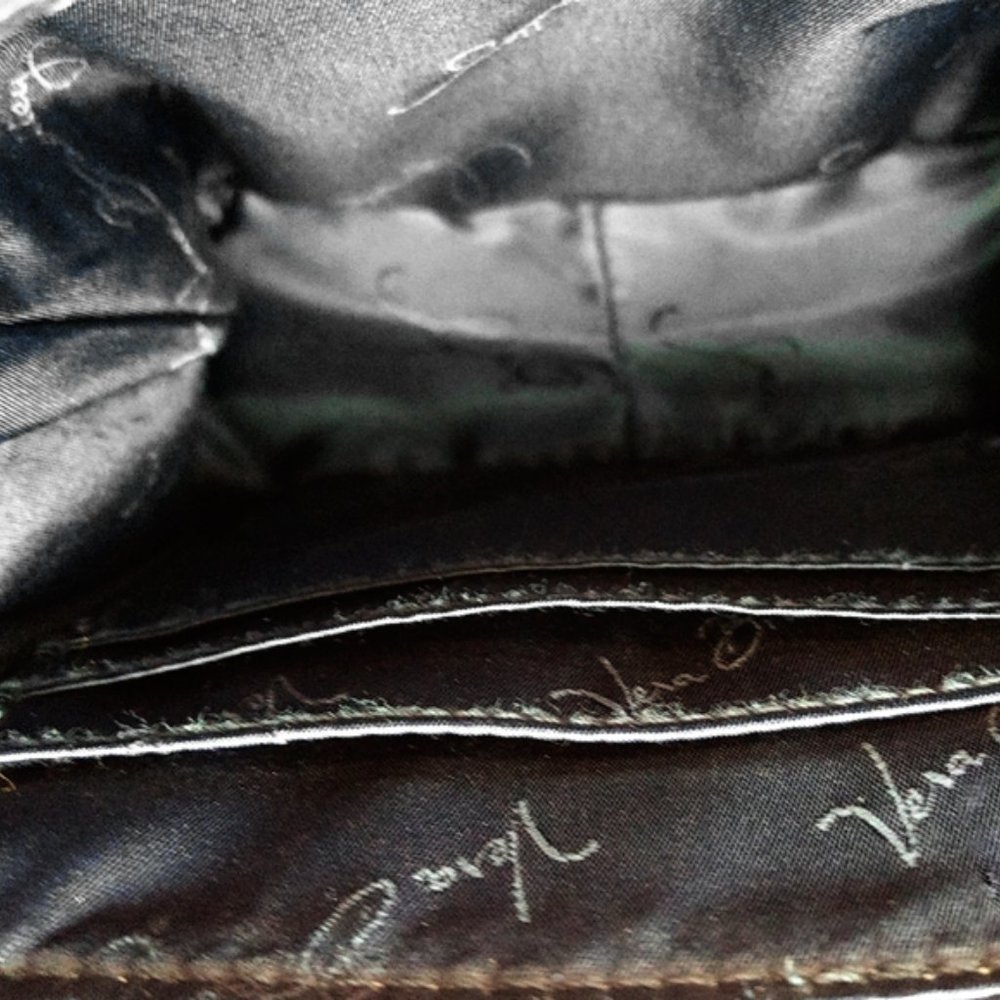 Vera Bradley Small Crossbody Bag Navy & Red Art Plaid - Picture 7 of 9